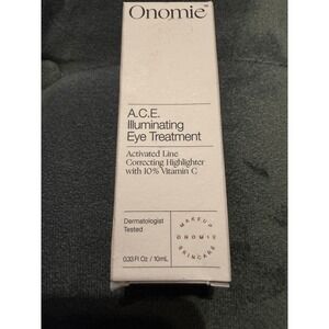 Onomie ACE Illuminating Eye Treatment Shade 1 Lovelace 10% Vitamin C 0.33oz NEW
